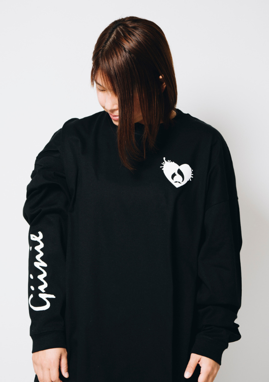 GINNIE BLACK LONG SHIRT 005