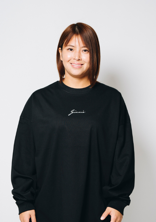 GINNIE BLACK LONG SHIRT 002