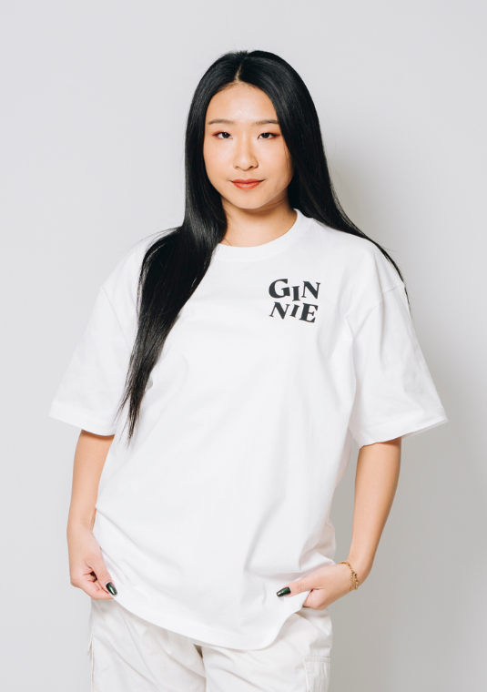 GINNIE WHITE SHORT SHIRT 005