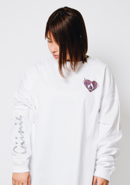 GINNIE WHITE LONG SHIRT 005
