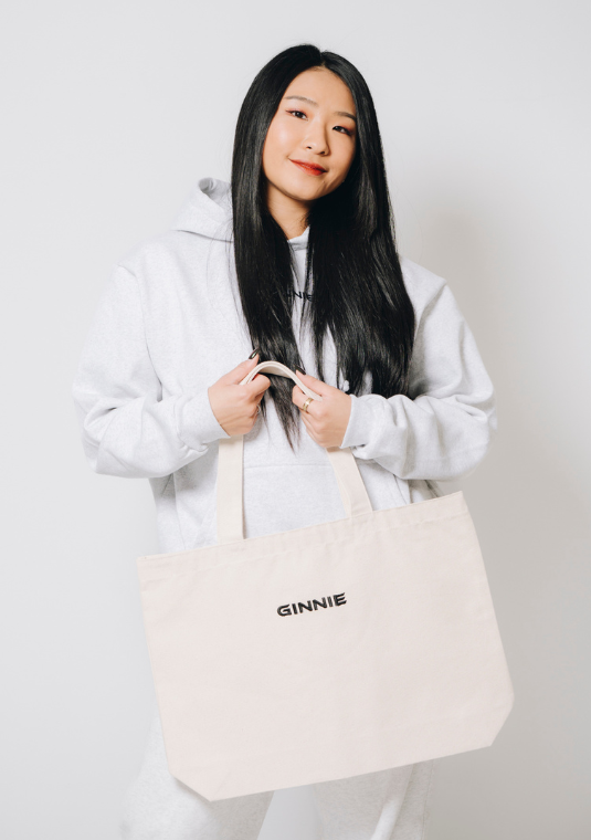 GINNIE NATURAL TOTE BAG 001