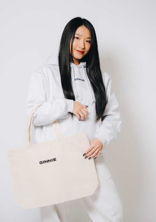 GINNIE NATURAL TOTE BAG 001