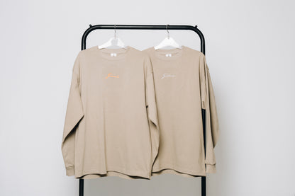 GINNIE LOGO WHITE LONG SHIRT 006