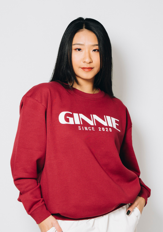 GINNIE BURGUNDY SWEATSHIRT 002