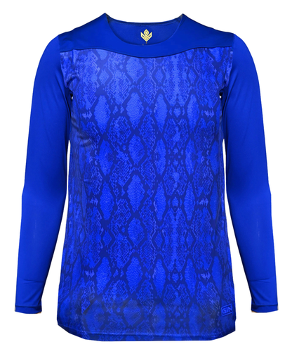 GINNIE DEEP BLUE 長袖アンダーシャツ