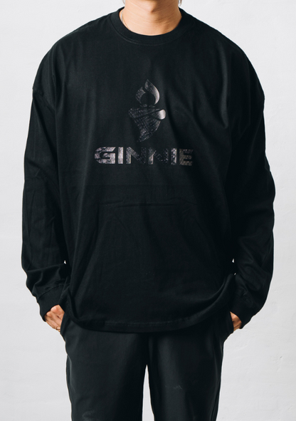 GINNIE BLACK LONG SHIRT 004